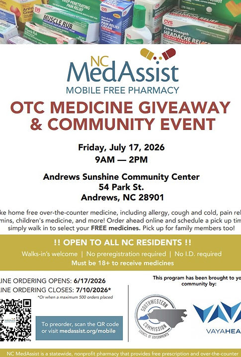 OTC Medicine Giveaway & Community Event