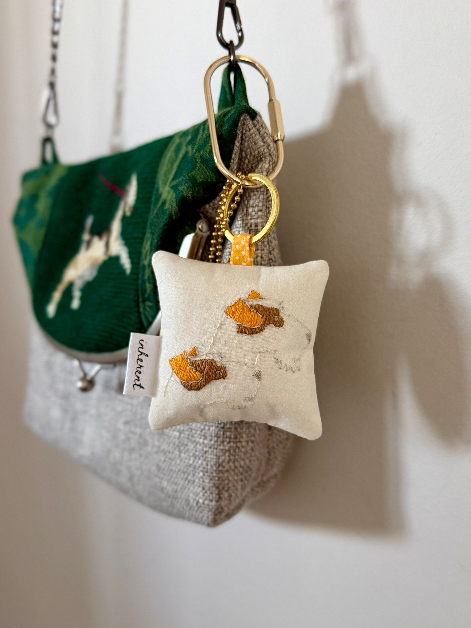 Preppy Pups Bag Charm