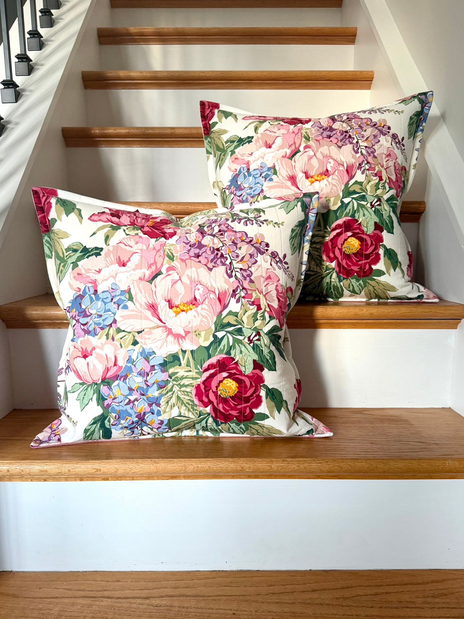 Wisteria Throw Pillow Covers, Set of 2