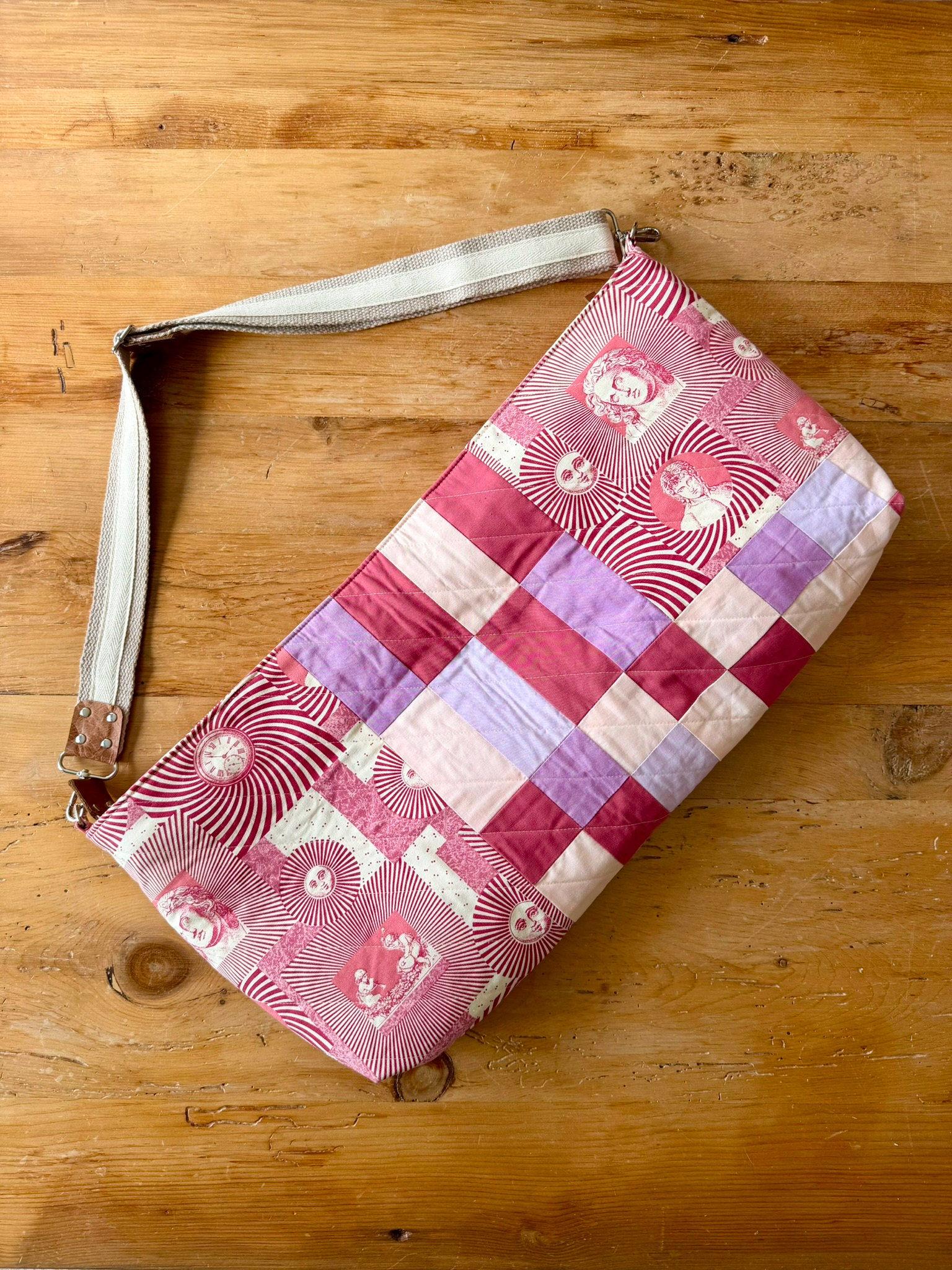 Janis Modern Antiquity Quilted Hobo Bag