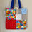 Thumbnail: Quilted Small Groovy Floral Tote