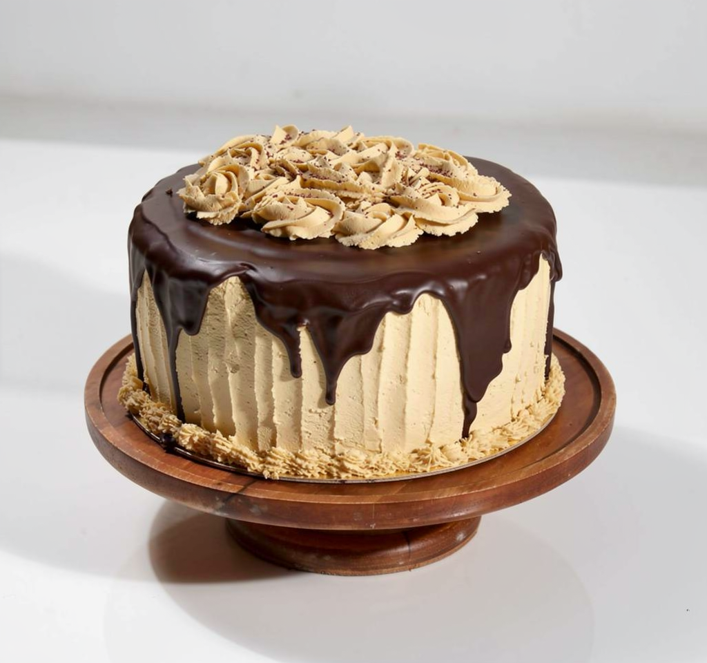 3 Layer Chocolate Cake with a Peanut Butter Cream Frosting