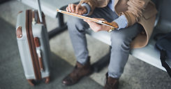 Man with Digital Tablet