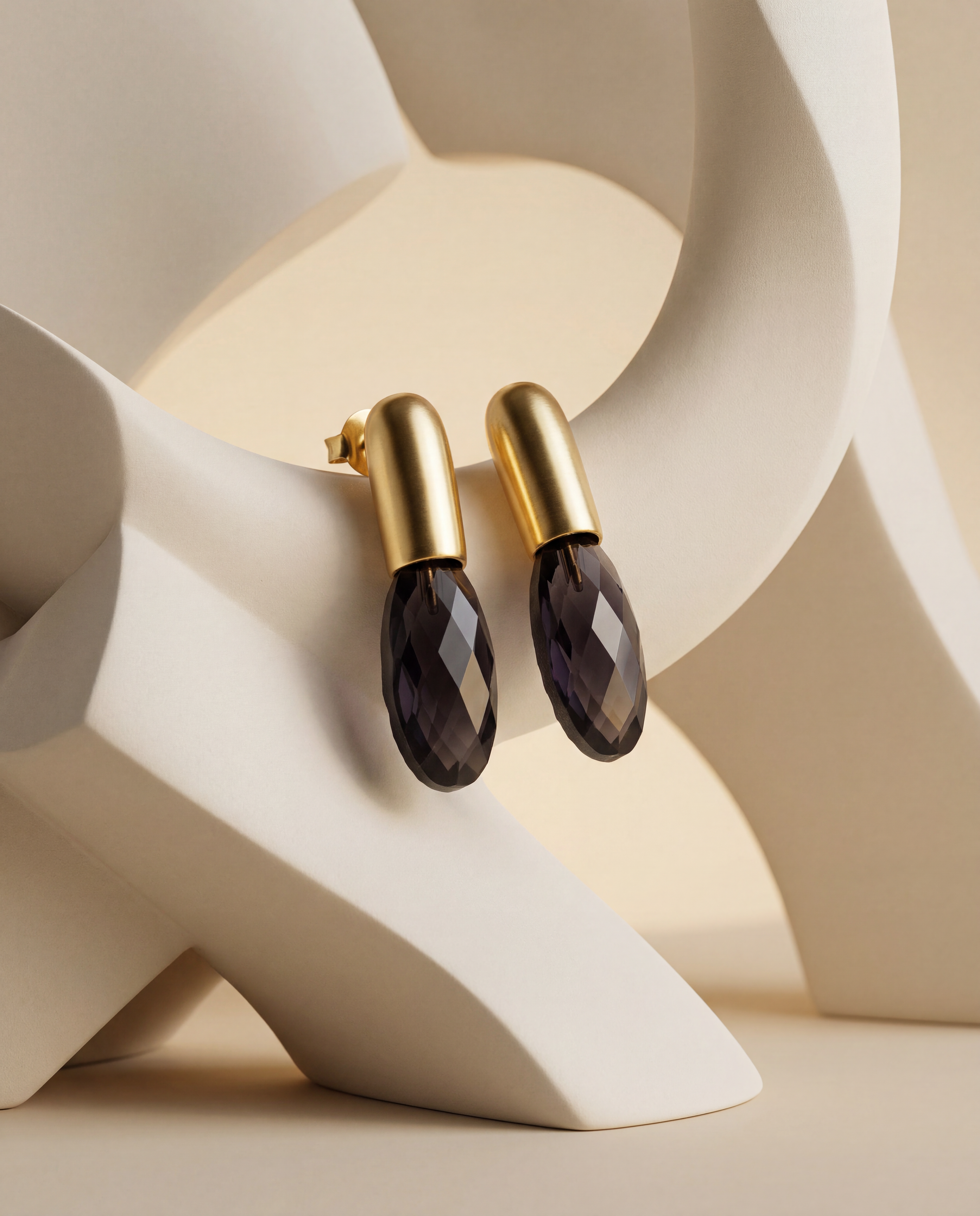 Amara Amethyst Earrings showcase