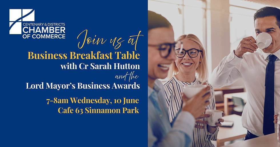 Business Breakfast Table