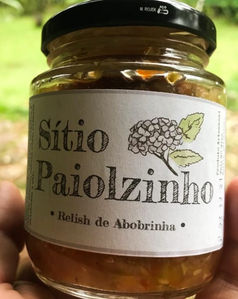Relish de abobrinha Sítio Paiolzinho