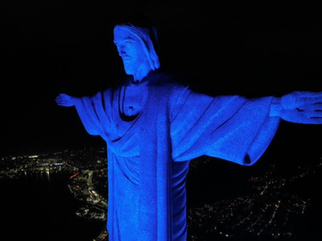 Cristo Redentor, de braços abertos para a RJOW
