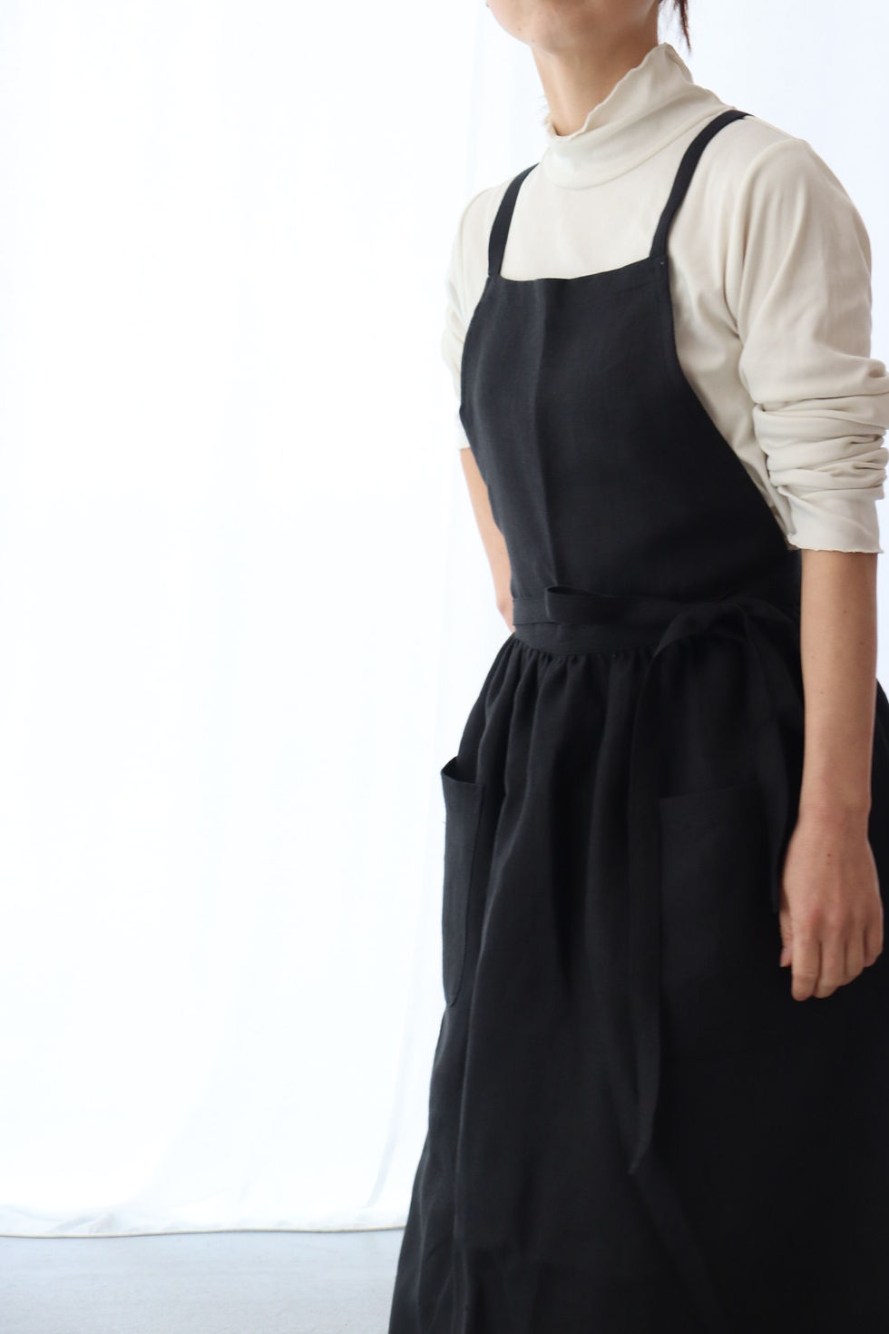 サムネイル： Wrap  Apron  /Black