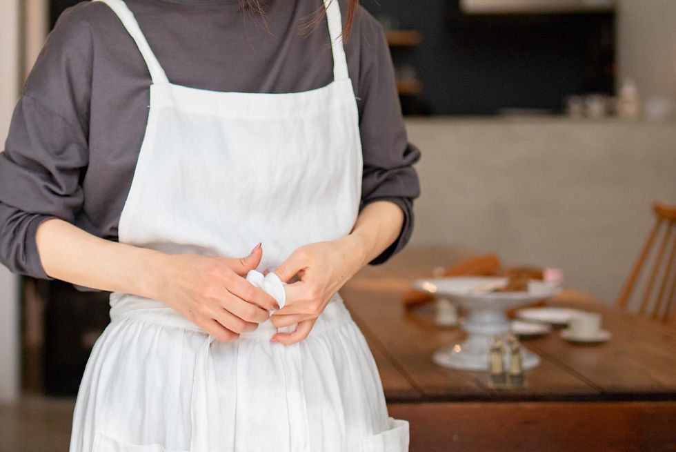 サムネイル： Wrap  Apron / charcoalgrey