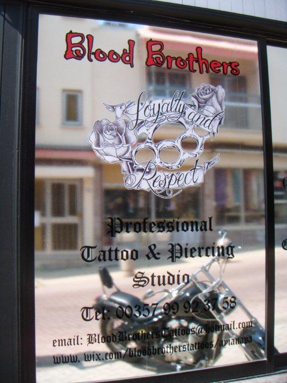 Blood Brothers Tattoos and Piercings Studio, Ayia Napa, Cyprus