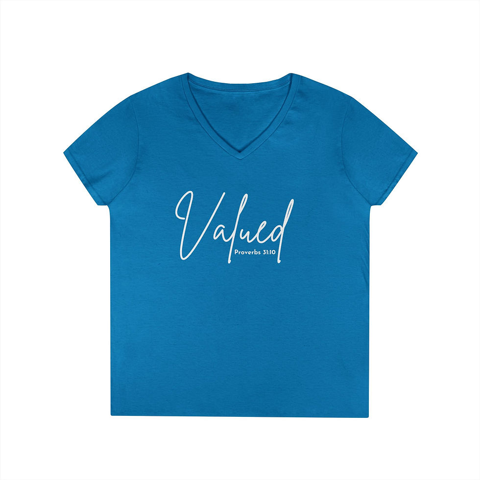 Thumbnail: Valued. Proverbs 31:10 Women's Character Tee