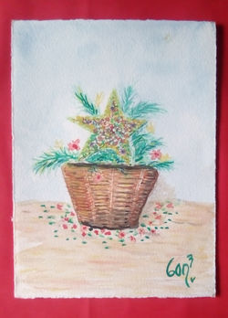 Canastita 16X14 (Acuarela)