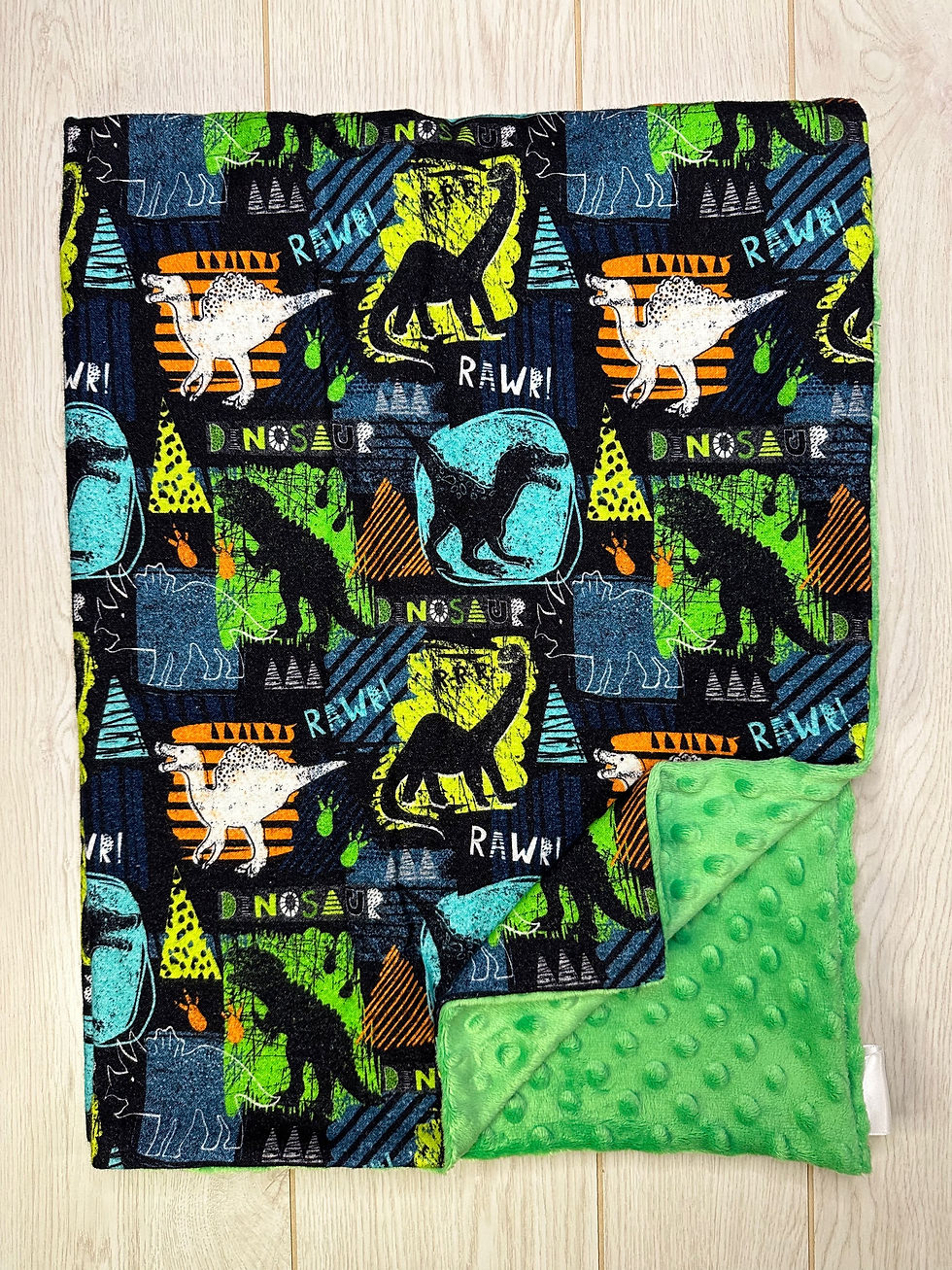 Doudou unie Dinos colorés