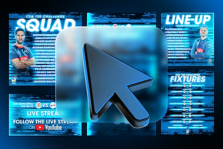 Matchday Sports Graphics with a Cursor Overlay