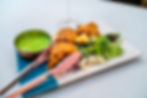 Arranged Food and Objects