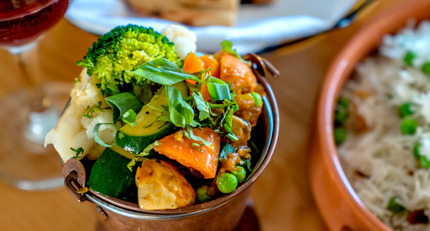 Arranged Food and Objects