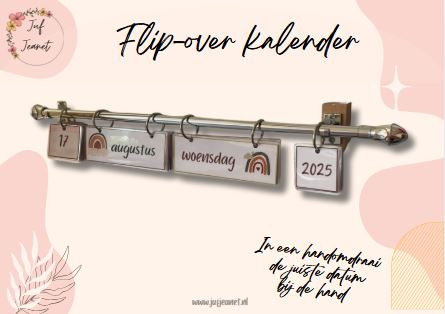 Flip-over kalender zelfs tot 2035!