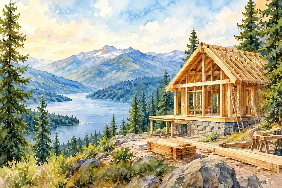Mountain Cabin Construction for North Idaho