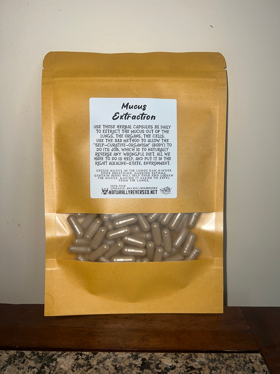 Thumbnail: Mucus Extraction Pills 💊 (3 MONTH SUPPLY) (270 Capsules)