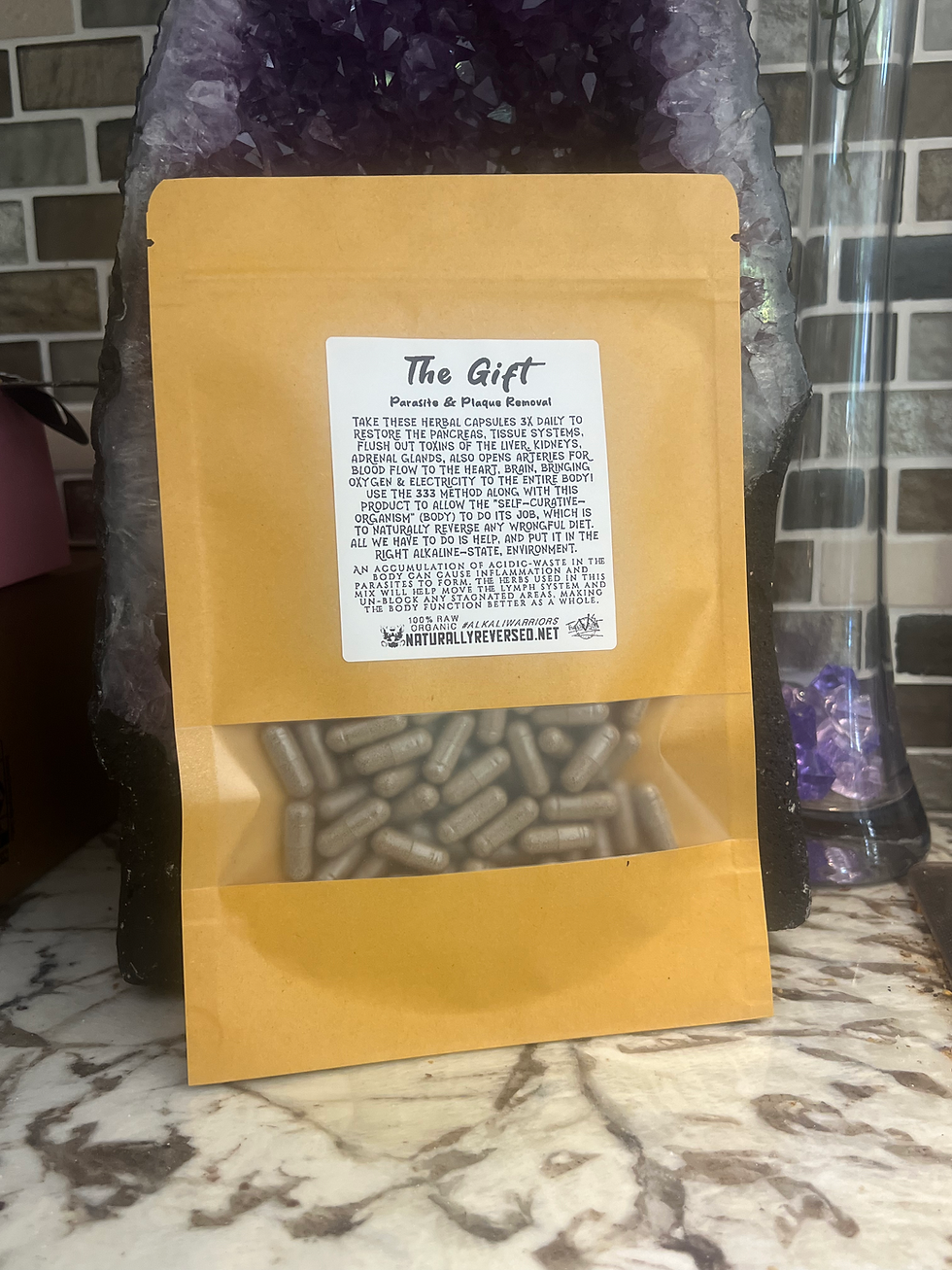 Thumbnail: The Gift “Gut Restoration” Plaque & Parasite Removal 🪱 (100 💊 Caps)