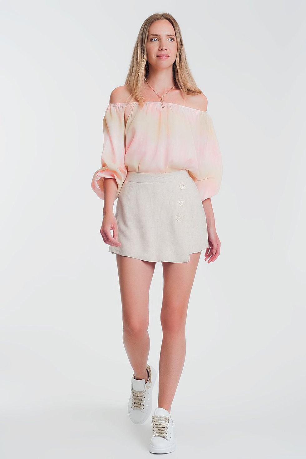 Thumbnail: Button Detail Shorts