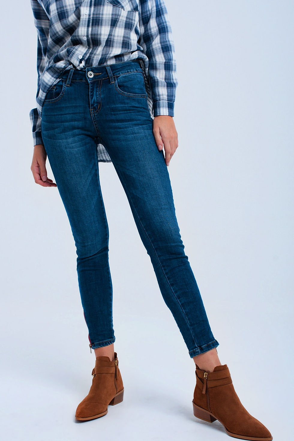 Thumbnail: Skinny Jeans With Zipper