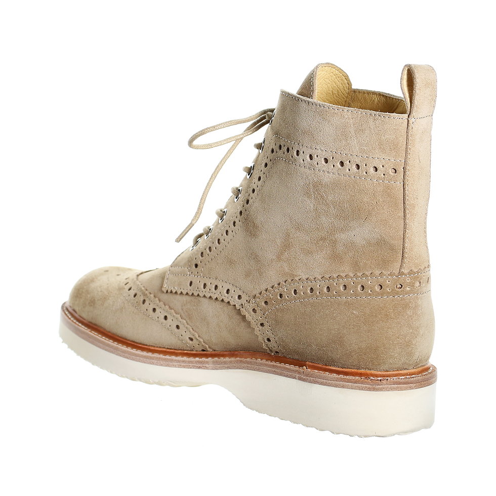 Thumbnail: Men's Suede Leather Oxford Boots