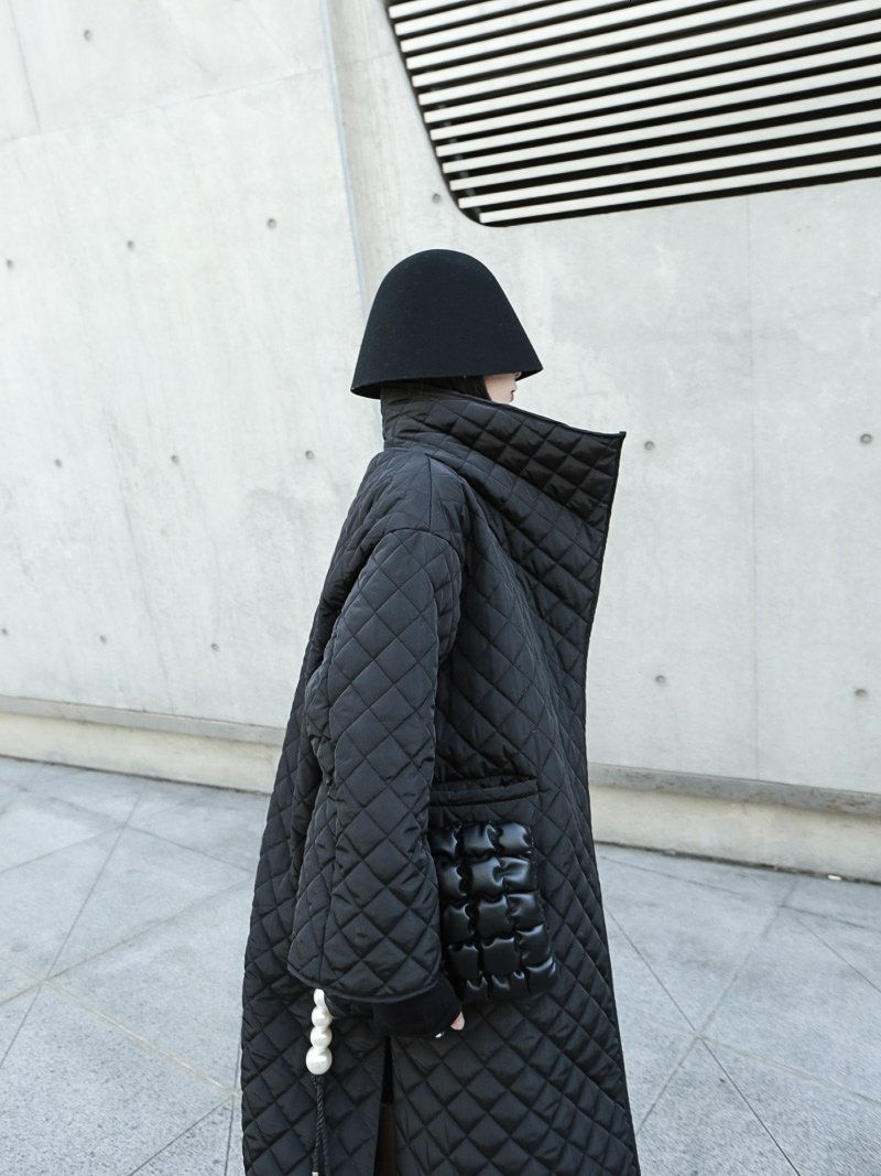 Thumbnail: Terumi Oversized Cotton Padded Coat
