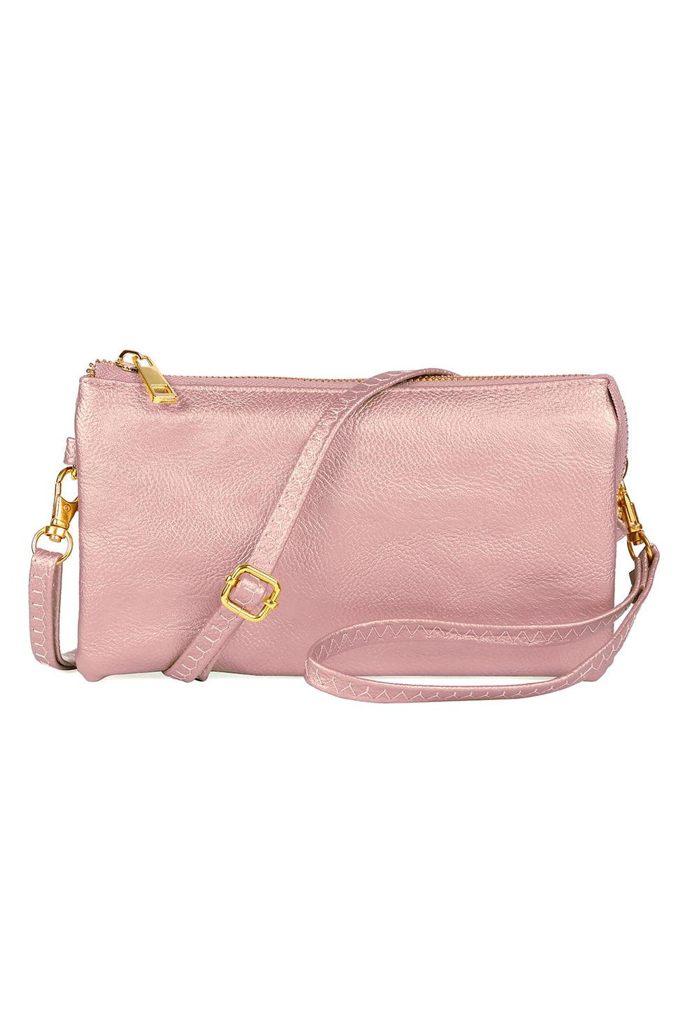 Thumbnail: 7013lpd - Faux Crossbody Wristlet Bag