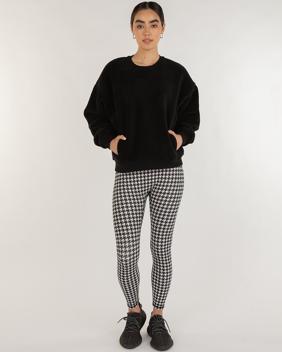 Thumbnail: Teddy Sherpa Sweatshirt Micro-Fleece Lined