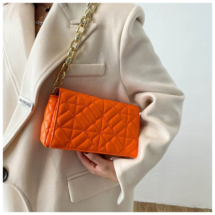 Thumbnail: Fashion Plaid Shoulder Bag for Women