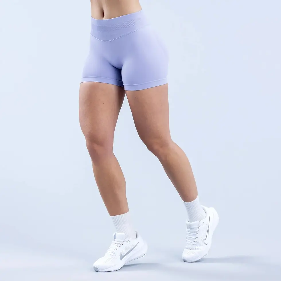 Thumbnail: Seamless Sports Shorts Women Booty Yoga Shorts Quick Drying Fitness Tights Solid