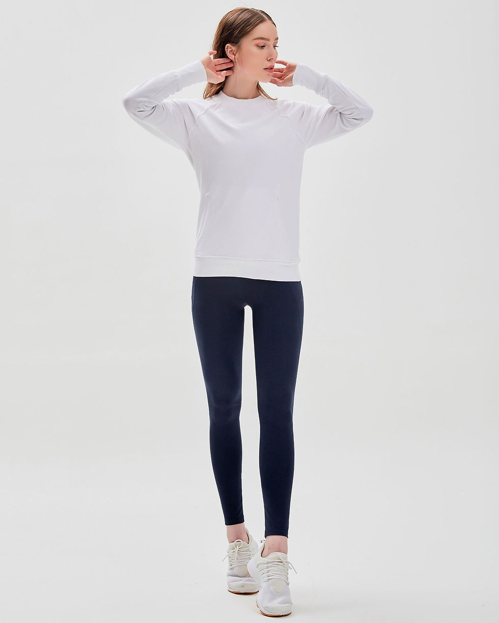 Thumbnail: City Zip Slim Crewneck