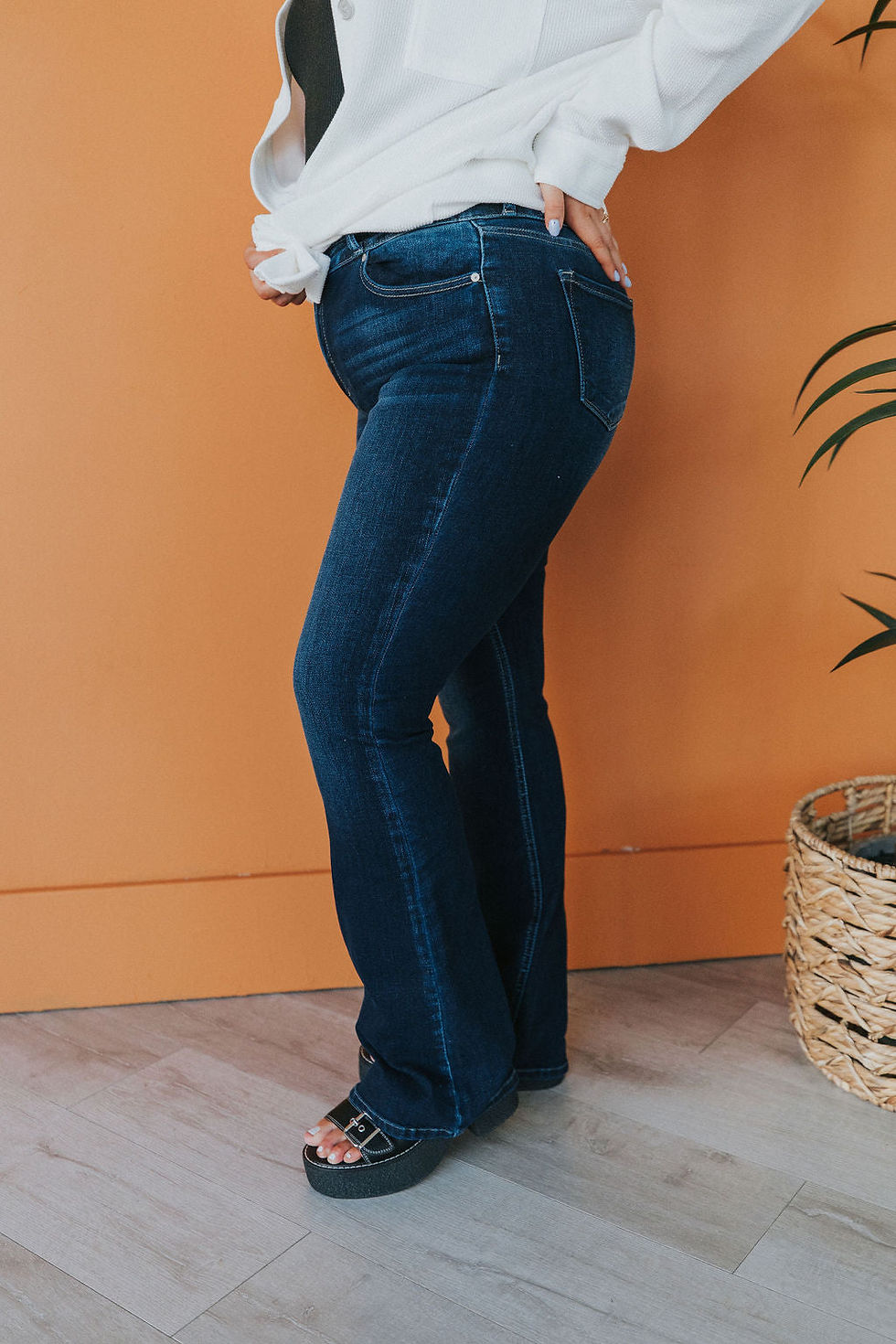 Thumbnail: All Right With Me Double Button Jeans