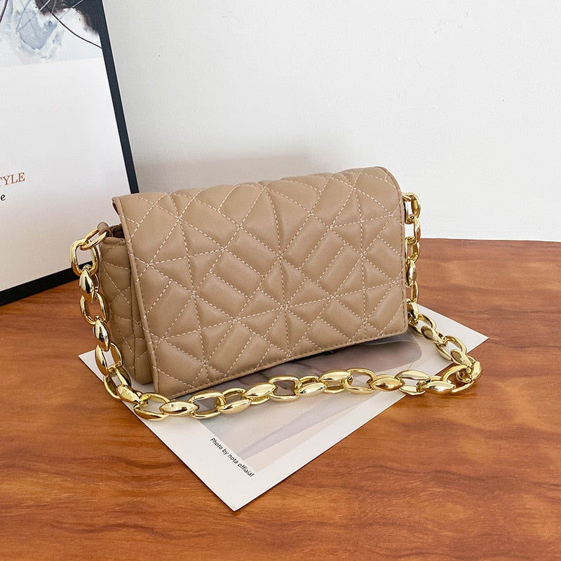 Thumbnail: Fashion Plaid Shoulder Bag for Women