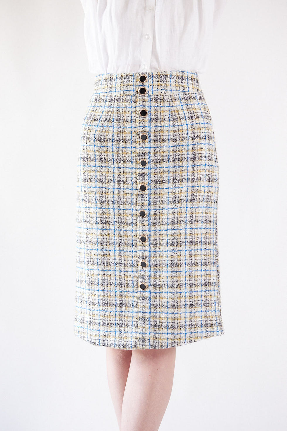Thumbnail: Power Woman- Eye Catching Tweed Skirt