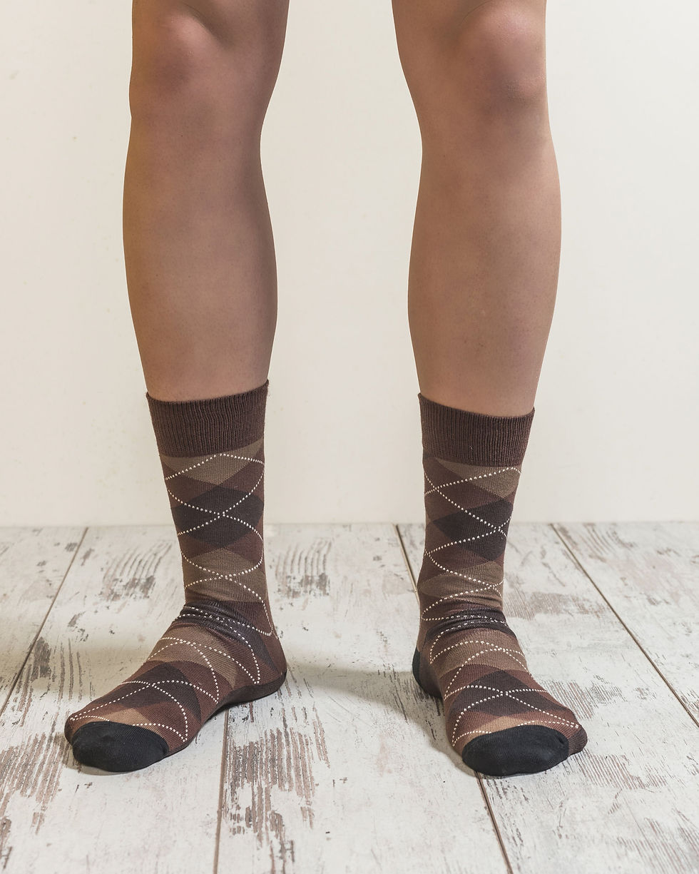 Thumbnail: Men's Mocha Mix Set Socks