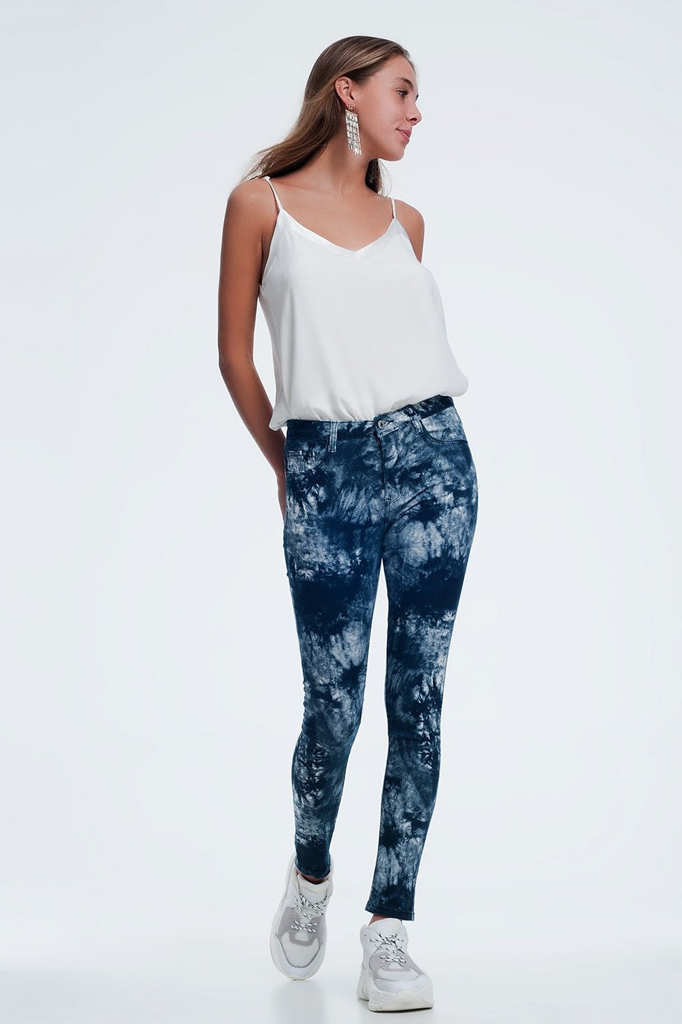 Thumbnail: Blue Tinted Slim Pants