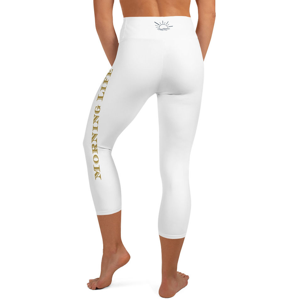 Thumbnail: ML Icon Navy Yoga Capri Leggings