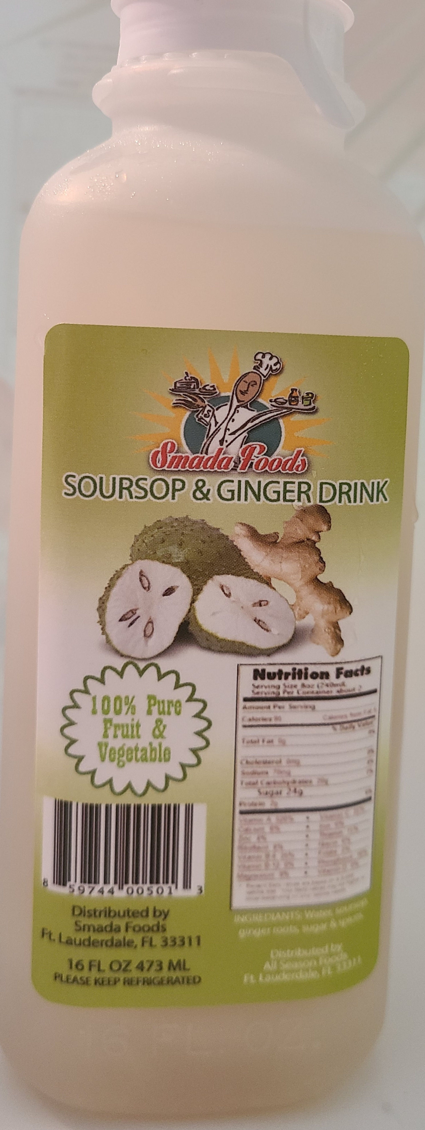 Soursop and Ginger Drink