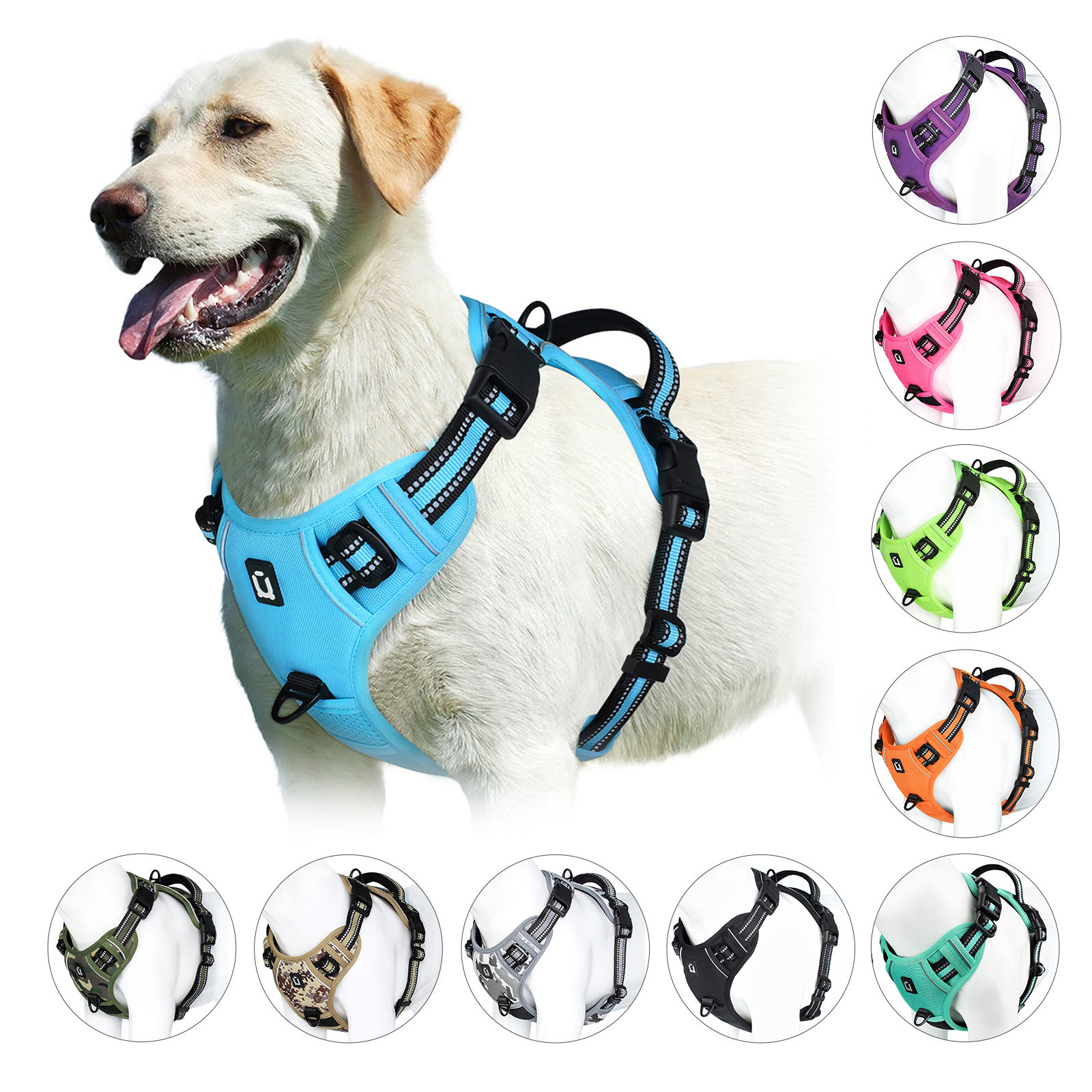 No-Pull Soft Padded Dog Harness | Comfortable Control