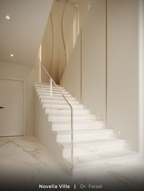 Staircase, Novelia — interior design by Atelier Vèno