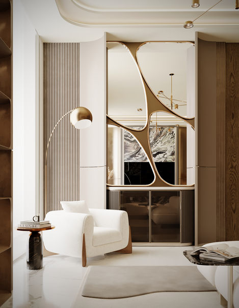 Study room — interior design by Atelier Vèno