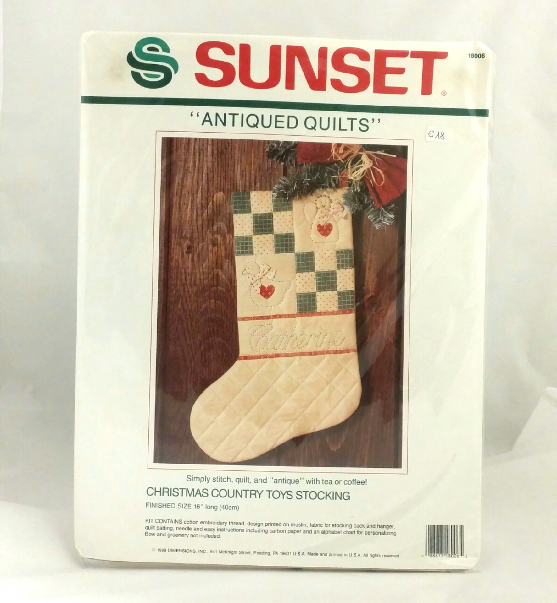 CHRISTMAS COUNTRY TOYS STOCKING