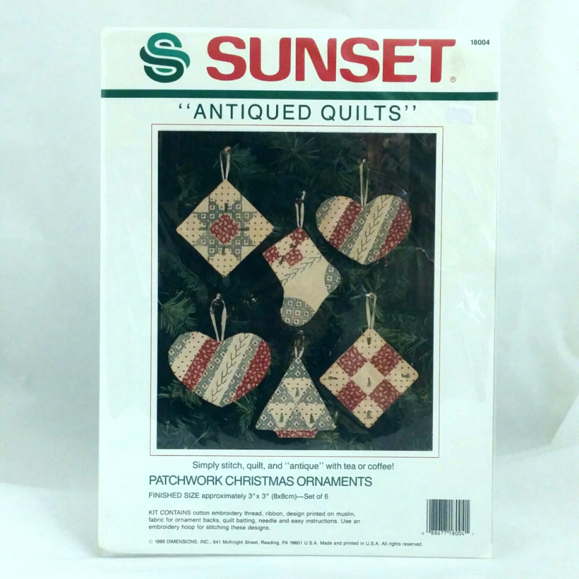 PATCHWORK CHRISTMAS ORNAMENTS