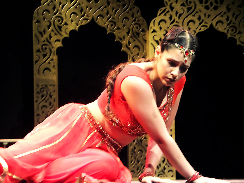 Anne-Marie Sellami met en scène avec brio l'univers artistique indien via le ballet 'La Bayadère'