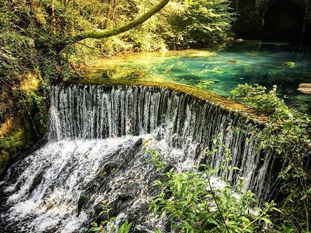 Krupajsko vrelo's waterfall