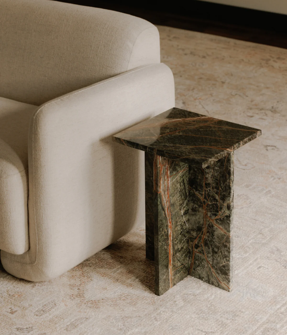 marble side table