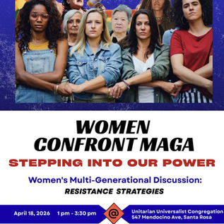 Santa Rosa, CA, Women Against MAGA 4-18-26