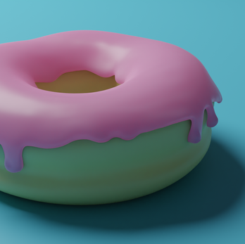 Donut. Experimentações em Blender